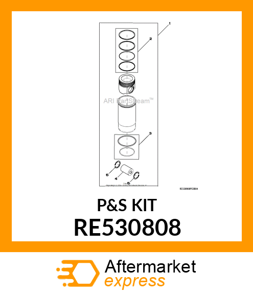 Piston-Liner Kit RE530808