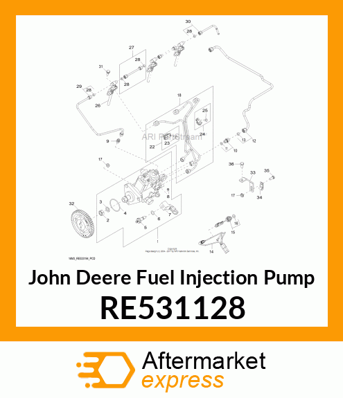 FUEL INJECTION PUMP RE531128