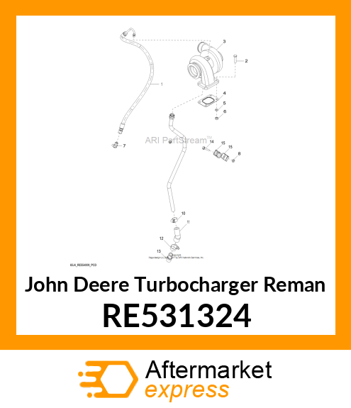 TURBOCHARGER RE531324