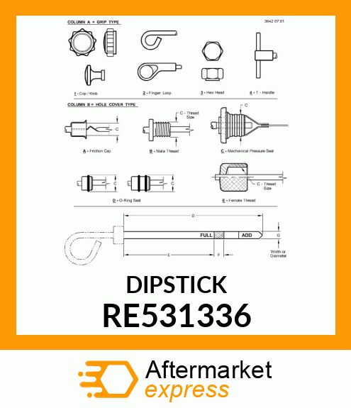 DIPSTICK RE531336