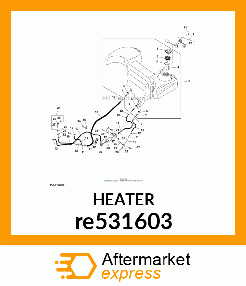 HEATING ELEMENT RE531603