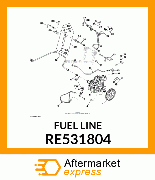 FUEL LINE RE531804