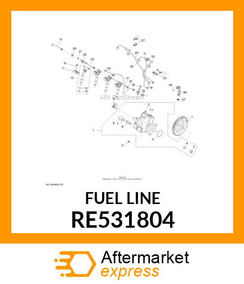 FUEL LINE RE531804