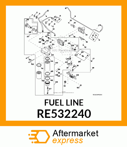 FUEL LINE RE532240