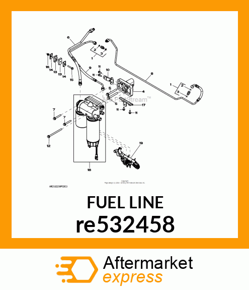 FUEL LINE re532458