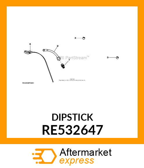 DIPSTICK TUBE, RE532647