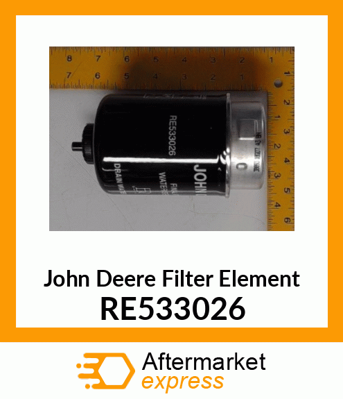 FILTER ELEMENT,FUEL RE533026