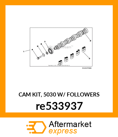 CAM KIT, 5030 W/ FOLLOWERS re533937