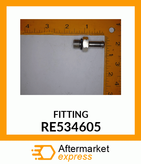 FITTING, STRAIGHT, M12 TO 5/16 BEAD RE534605