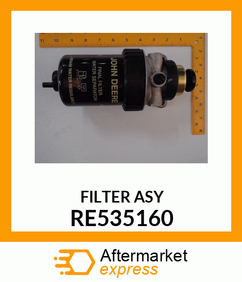 FUEL FILTER,FM 100 REV FLOW RE535160