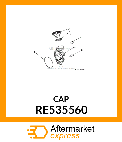 FILLER CAP,OIL RE535560