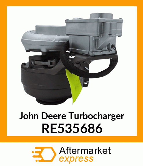 TURBOCHARGER, ROLLERLESS RE535686