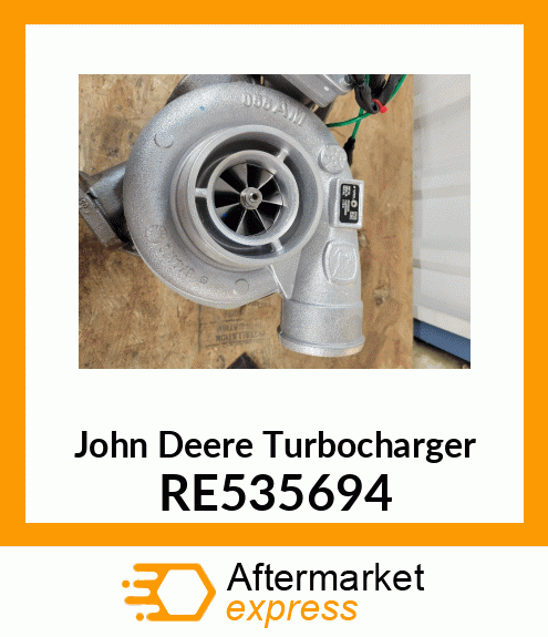 TURBOCHARGER, ROLLERLESS RE535694