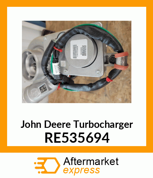 TURBOCHARGER, ROLLERLESS RE535694