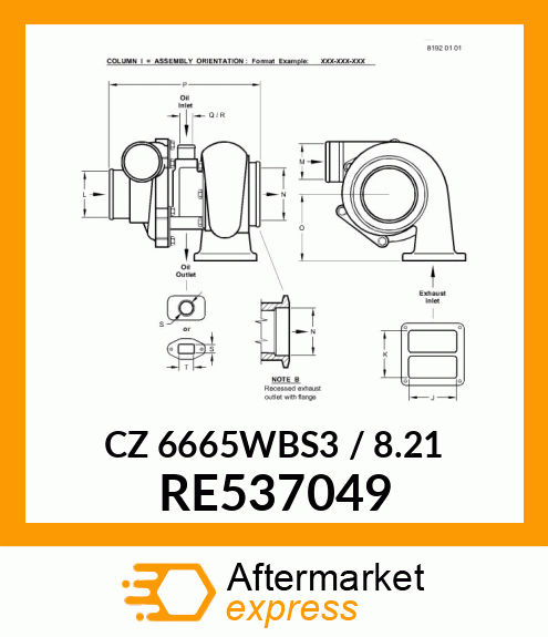 CZ 6665WBS3 / 8.21 RE537049