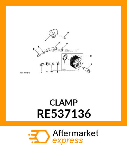 HOSE CLAMP, RE537136