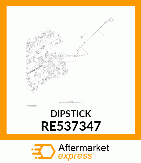 DIPSTICK,OIL RE537347