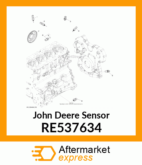 SENSOR (MAG PICKUP) RE537634