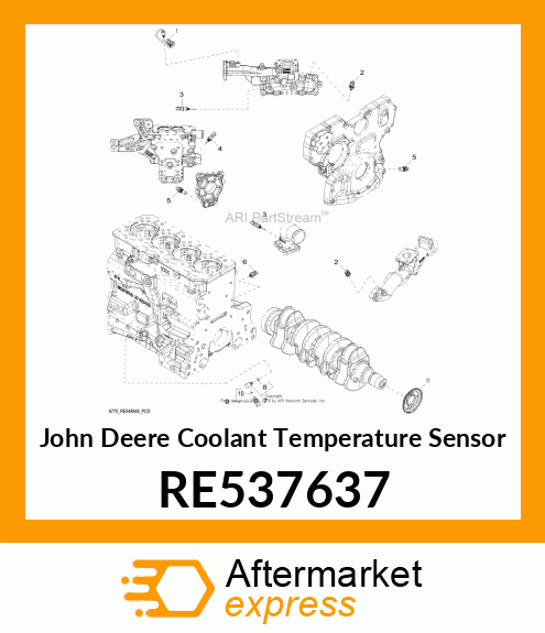 COOLANT TEMPERATURE RE537637