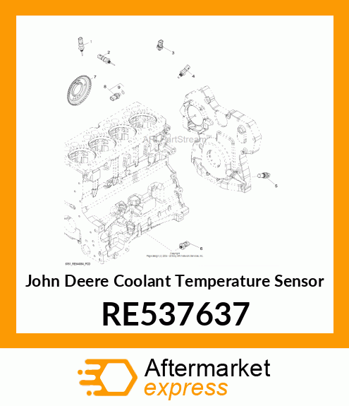 COOLANT TEMPERATURE RE537637