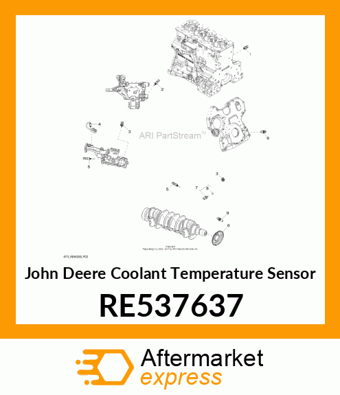 COOLANT TEMPERATURE RE537637