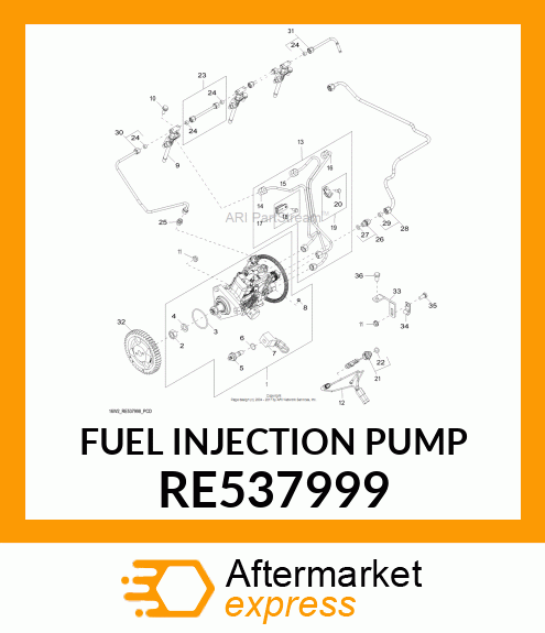 FUEL INJECTION PUMP RE537999