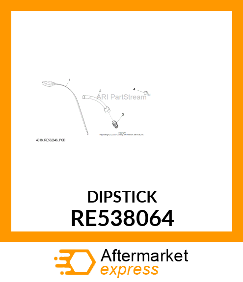 DIPSTICK TUBE, RE538064