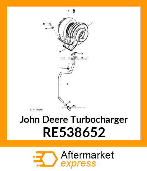 TURBOCHARGER, RE538652