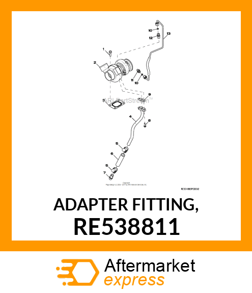 ADAPTER FITTING, RE538811