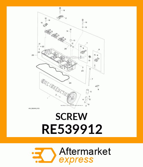 CAP SCREW,FLANGED HEAD RE539912