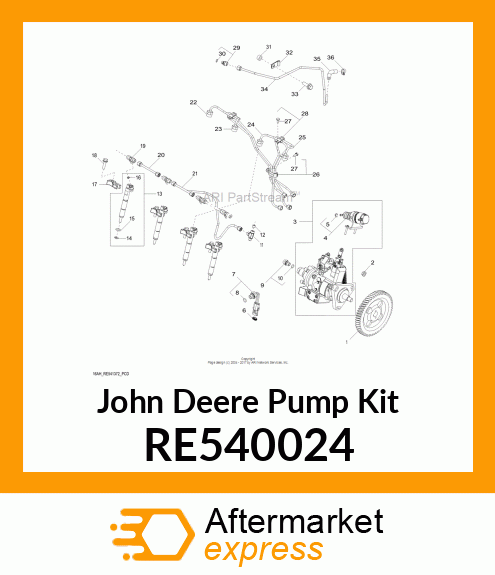 PUMP KIT,OEM ANEROID KIT RE540024