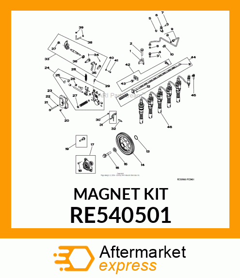 MAGNET,ASSEMBLY RE540501