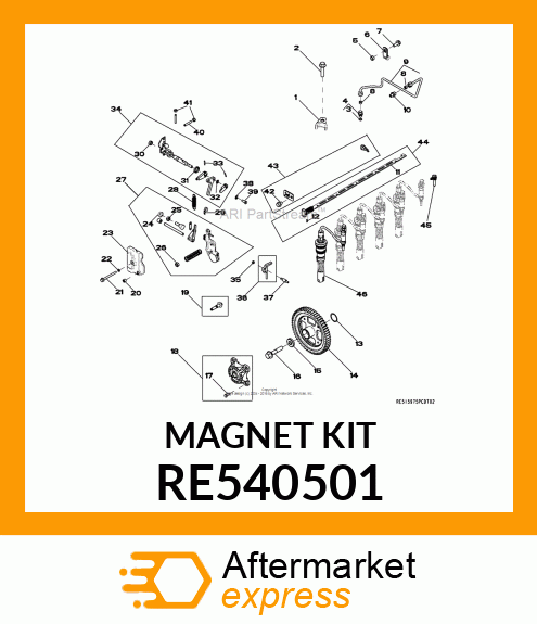 MAGNET,ASSEMBLY RE540501