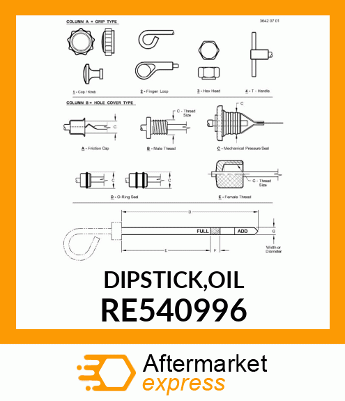 DIPSTICK,OIL RE540996