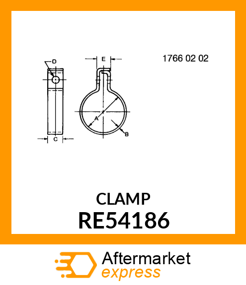 BAND, CLAMP RE54186