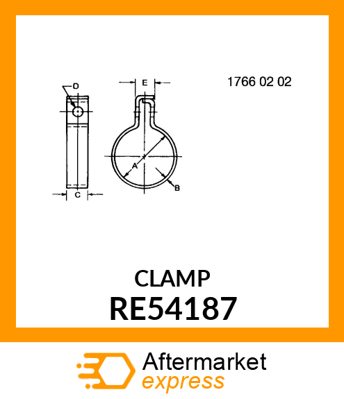 BAND, CLAMP RE54187
