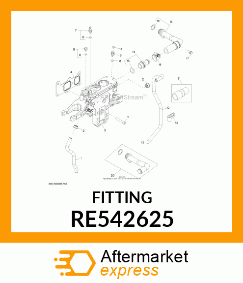 FITTING,M30X2 RE542625