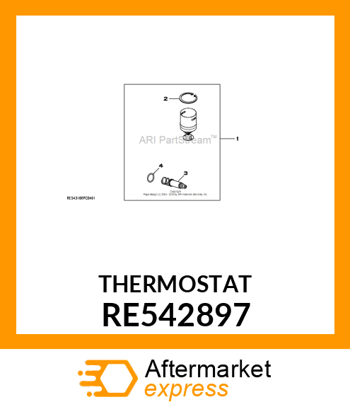 THERMOSTAT,OIL RE542897