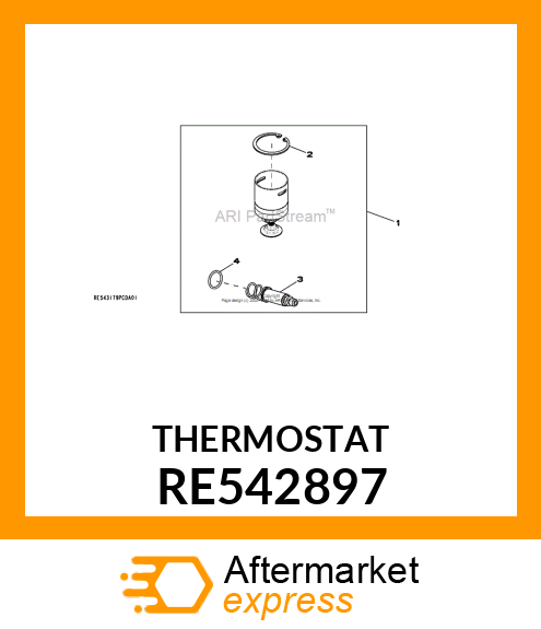 THERMOSTAT,OIL RE542897