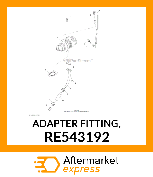 ADAPTER FITTING, RE543192