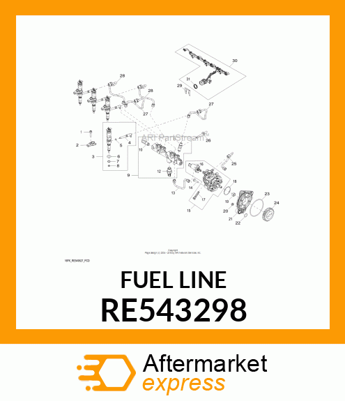 FUEL LINE RE543298