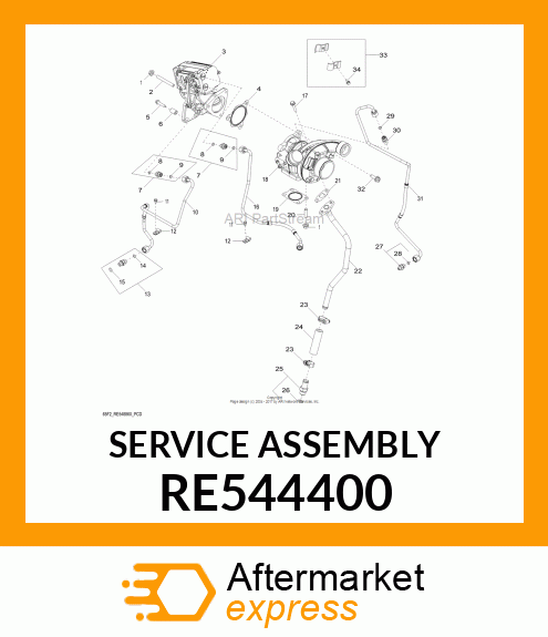 SERVICE ASSEMBLY RE544400
