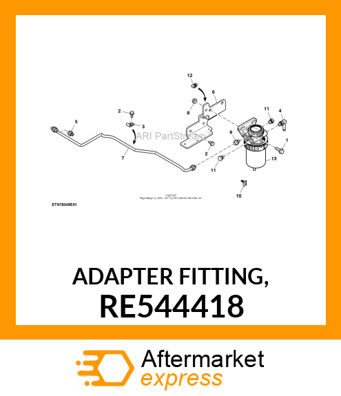 ADAPTER FITTING, RE544418