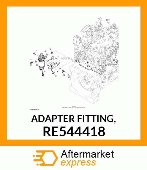 ADAPTER FITTING, RE544418