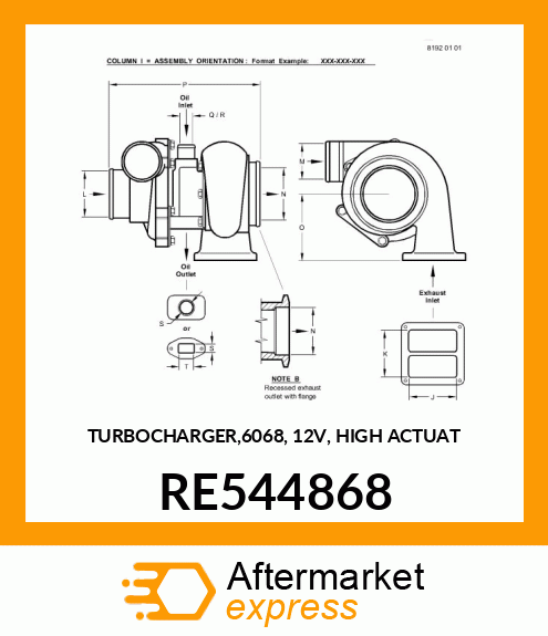 Turbocharger RE544868