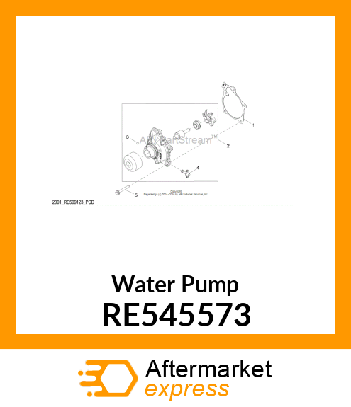 WATER PUMP, RE545573