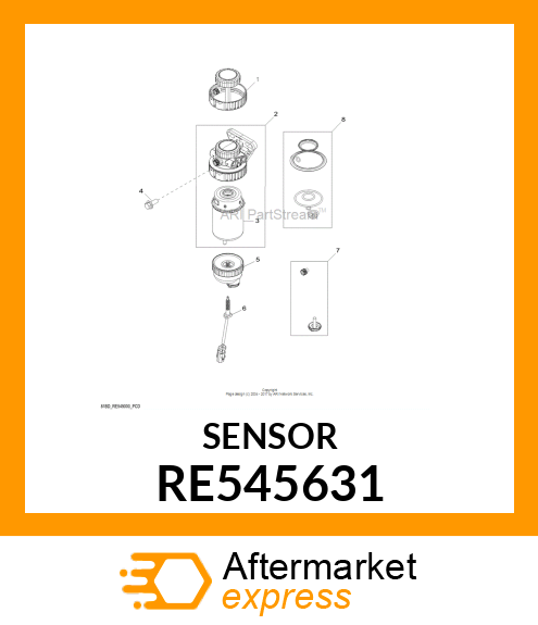 WATER IN FUEL RE545631