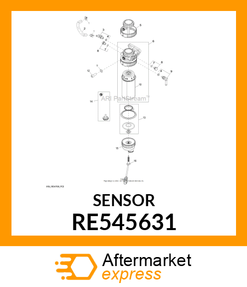 WATER IN FUEL RE545631