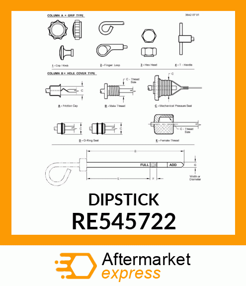 DIPSTICK,OIL RE545722