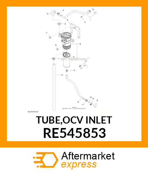 TUBE,OCV INLET RE545853